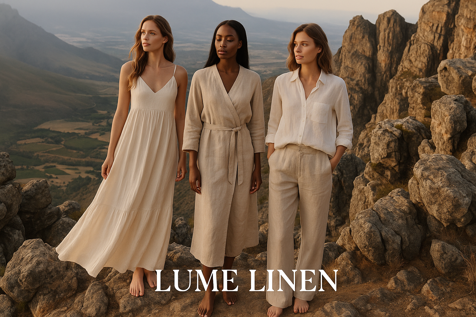 can you put the clothes on models but they must be on a mountain,
