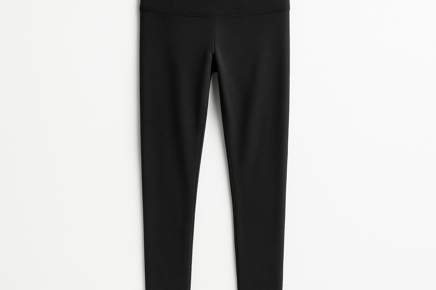 Cotton Lycra Leggins - Black