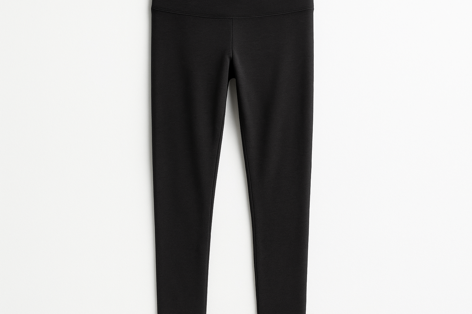Cotton Lycra Leggins - Black