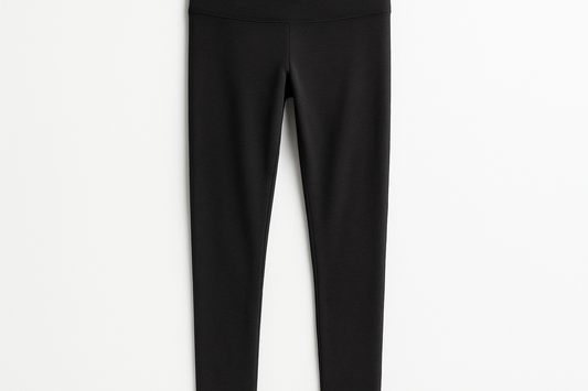 Cotton Lycra Leggins - Black